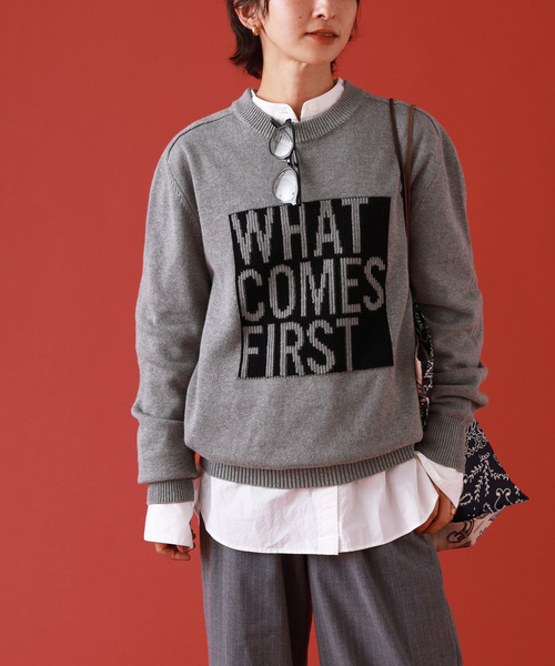 JOURNAL STANDARD relume - JOURNAL STANDARD relume WHAT COMESロゴニット JOURNAL STANDARD relume（ジャーナルスタンダード レリューム