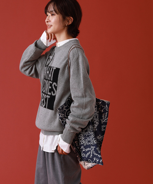 JOURNAL STANDARD relume - JOURNAL STANDARD relume WHAT COMESロゴニット JOURNAL STANDARD relume｜《追加2》コットンカシミヤロゴニット