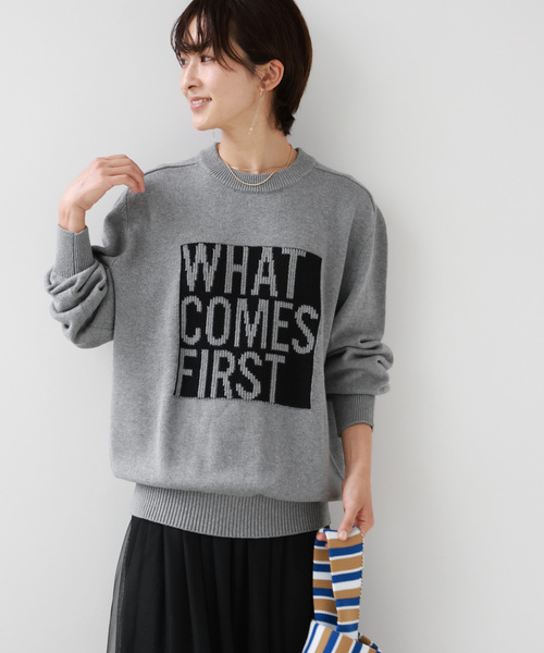 JOURNAL STANDARD relume WHAT COMESロゴニット JOURNAL STANDARD relume（ジャーナルスタンダード レリューム）の