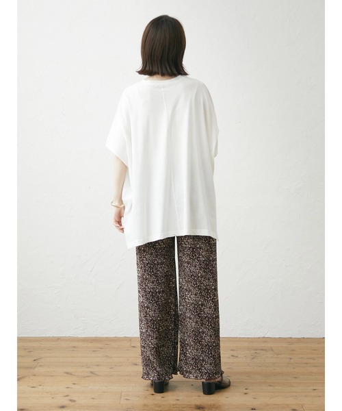 RAY CASSIN FAVORI（レイカズンフェバリ）の「・RAY CASSIN フラワーptプリーツパンツ＊（その他パンツ・レディース・ブラック/ブラウン/オフホワイト・FREE）」の8枚目の写真