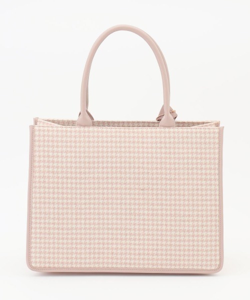 MISCH MASCH（ミッシュマッシュ）の「チドリジャガードトートバッグ（トートバッグ・レディース・ブラック/ベージュ/ベビーピンク・FREE）」の13枚目の写真