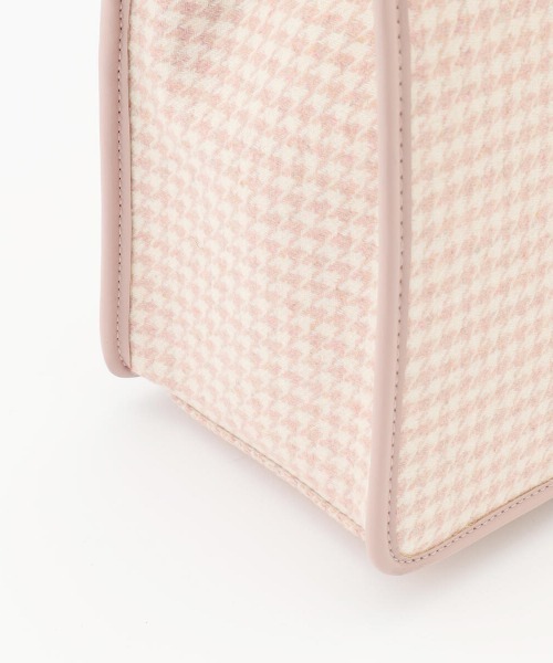 MISCH MASCH（ミッシュマッシュ）の「チドリジャガードトートバッグ（トートバッグ・レディース・ブラック/ベージュ/ベビーピンク・FREE）」の10枚目の写真