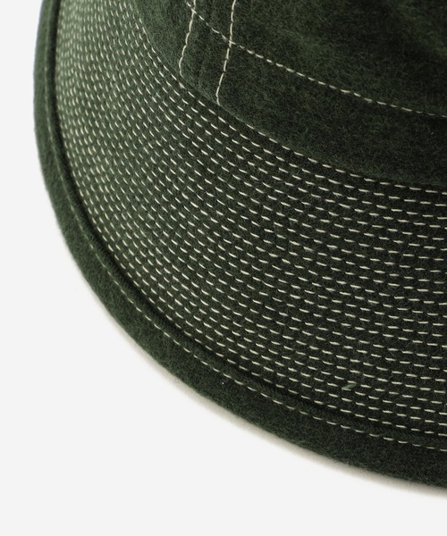 Bshop（ビショップ）の「cableami | ネルディキシーハット（ハット・レディース・ブラック/グリーン/アイボリー・LARGE）」の8枚目の写真