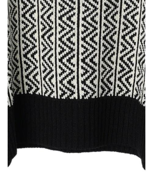 CRAFT STANDARD BOUTIQUE（クラフトスタンダードブティック）の「WJQニットベスト　＊（ベスト・レディース・ブラック/ブラウン・FREE）」の4枚目の写真