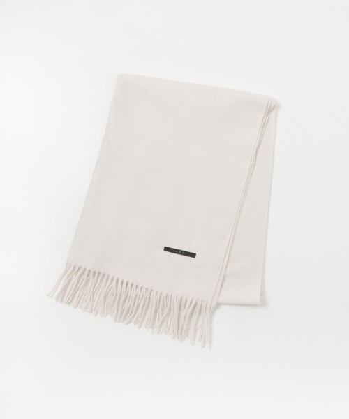 KBF(ケイビーエフ)の「カシミヤタッチ無地ストール(ストール/ショール・レディース・ライトブルー/パープル/アイボリー・ONE)」の9枚目の写真