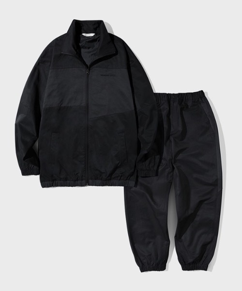 Diamond Layla(ダイアモンドレイラ)の「【Diamond Layla 】セパレートブロックジョガーセット / Separate Block Jogger SET(テーラードジャケット・メンズ・ブラック/ベージュ/グレー/カーキオリーブ・MEDIUM/LARGE/X-LARGE)」の2枚目の写真