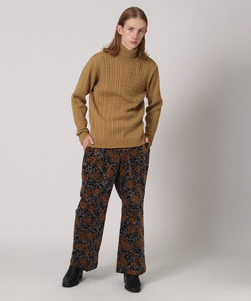 tk.TAKEO KIKUCHI(ティーケータケオキクチ)の「◆【WEB限定】ケーブルタートルニットプルオーバー(ニット/セーター・メンズ・ブラック/ベージュ/オフホワイト/ボルドー/グレー系4/ブルー系6・01/02/03/04)」の22枚目の写真