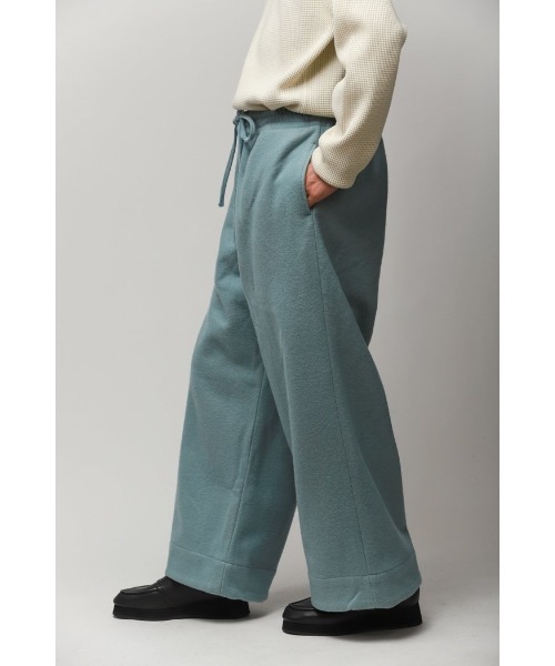 Badhiya（バディ―ヤ）の「EASY PANTS WITH LINING - wool melton（その他パンツ・メンズ・ブラック/サックスブルー/ピンク・FREE）」の15枚目の写真