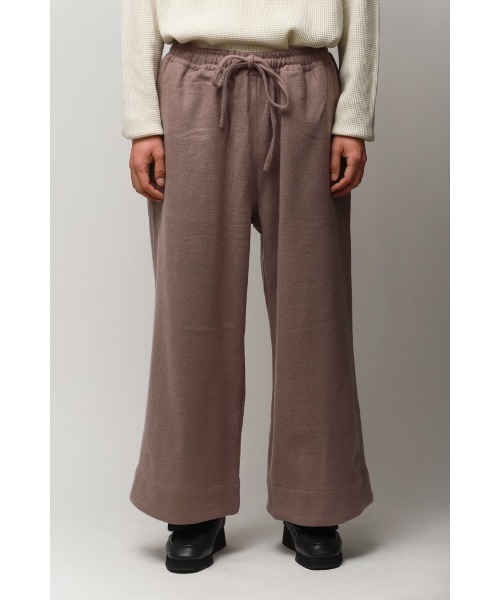 Badhiya（バディ―ヤ）の「EASY PANTS WITH LINING - wool melton（その他パンツ・メンズ・ブラック/サックスブルー/ピンク・FREE）」の18枚目の写真