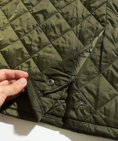 Barbour（バブアー）の「【BARBOUR/バブアー】Heritage Liddesdale Quilt Jacket/ヘリテージ リデスデール キルト ジャケット（ダウンジャケット/コート・メンズ・ブラック/ネイビー/オリーブ・S/M/L/XL/XS/XXL）」の17枚目の写真