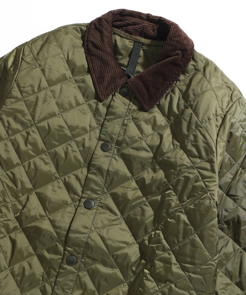 Barbour（バブアー）の「【BARBOUR/バブアー】Heritage Liddesdale Quilt Jacket/ヘリテージ リデスデール キルト ジャケット（ダウンジャケット/コート・メンズ・ブラック/ネイビー/オリーブ・S/M/L/XL/XS/XXL）」の11枚目の写真