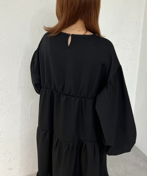 apres jour mignon（アプレジュールミニョン）の「アソートティアードワンピース【ZOZOTOWN限定アイテム】（ワンピース・レディース・パープル/ブラック/アイボリー/グリーン系その他・MEDIUM/X-LARGE/SMALL）」の12枚目の写真