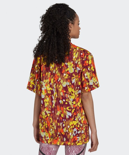 adidas by Stella McCartney（アディダスバイステラマッカートニー）の「【adidas by Stella McCartney】グラフィック 半袖Tシャツ（Tシャツ/カットソー・レディース・グリーン/オレンジ・LARGE/MEDIUM/SMALL/X-LARGE/X-SMALL）」の9枚目の写真