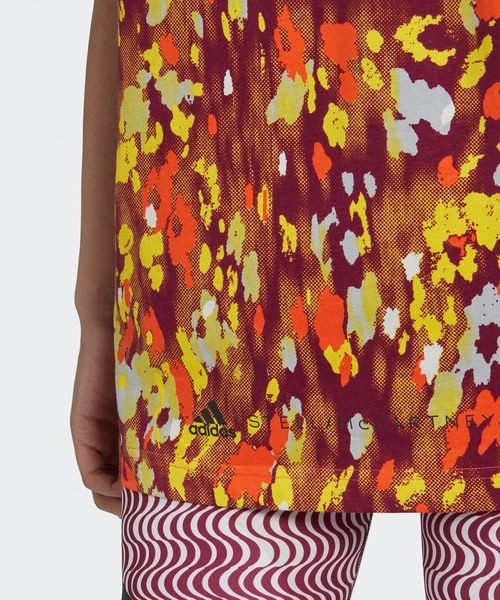 adidas by Stella McCartney（アディダスバイステラマッカートニー）の「【adidas by Stella McCartney】グラフィック 半袖Tシャツ（Tシャツ/カットソー・レディース・グリーン/オレンジ・LARGE/MEDIUM/SMALL/X-LARGE/X-SMALL）」の6枚目の写真