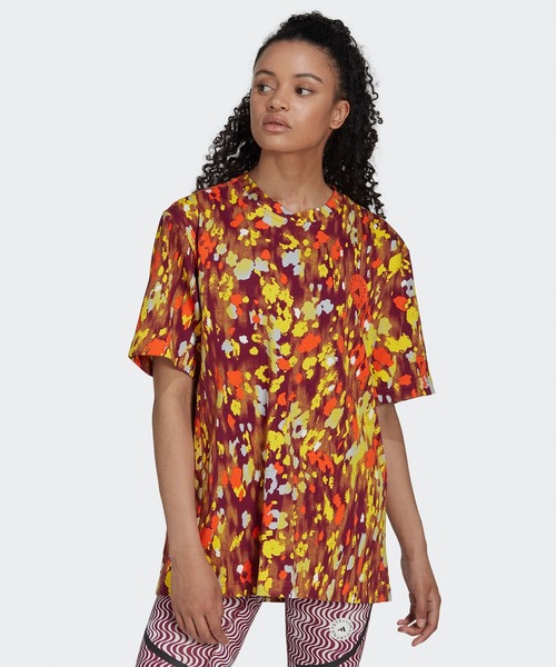 adidas by Stella McCartney（アディダスバイステラマッカートニー）の「【adidas by Stella McCartney】グラフィック 半袖Tシャツ（Tシャツ/カットソー・レディース・グリーン/オレンジ・LARGE/MEDIUM/SMALL/X-LARGE/X-SMALL）」の10枚目の写真