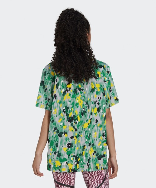 adidas by Stella McCartney（アディダスバイステラマッカートニー）の「【adidas by Stella McCartney】グラフィック 半袖Tシャツ（Tシャツ/カットソー・レディース・グリーン/オレンジ・LARGE/MEDIUM/SMALL/X-LARGE/X-SMALL）」の5枚目の写真