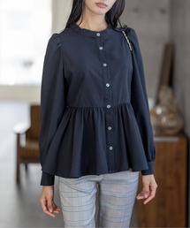 clear | ロングスリーブペプラムブラウス ≪2022AW新作≫(シャツ/ブラウス)