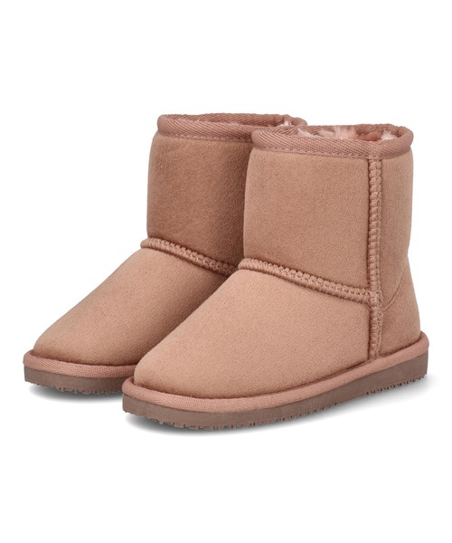 ASBee（アスビー）の「Sweet Jelly スイートジェリー キッズ ボアブーツ 【あったか】 220001 220002（ブーツ・キッズ・ピンク/ベージュ系その他/ブラック・19.0cm/21.0cm/16.0cm/22.0cm/18.0cm/17.0cm/20.0cm/23.0cm）」の3枚目の写真