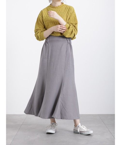 Samansa Mos2 blue（サマンサモスモスブルー）の「キルティングフリル衿プルオーバー（Tシャツ/カットソー・レディース・ブラック/マスタード/オフホワイト・ﾌﾘ-）」の17枚目の写真