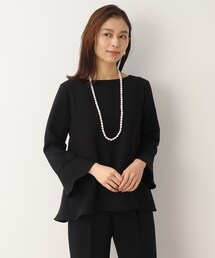 UNTITLED | 【学校行事／セレモニー】ジョーゼット フレア袖ブラウス＜SETUP可能／入卒＞(シャツ/ブラウス)