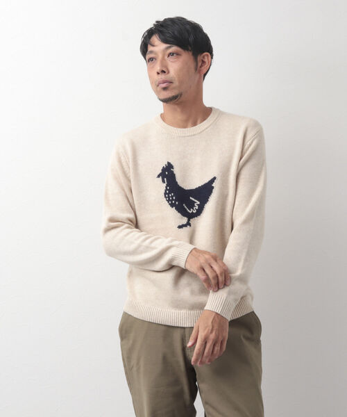 NOLLEY'S goodman（ノーリーズグッドマン）の「ニワトリ柄 インター