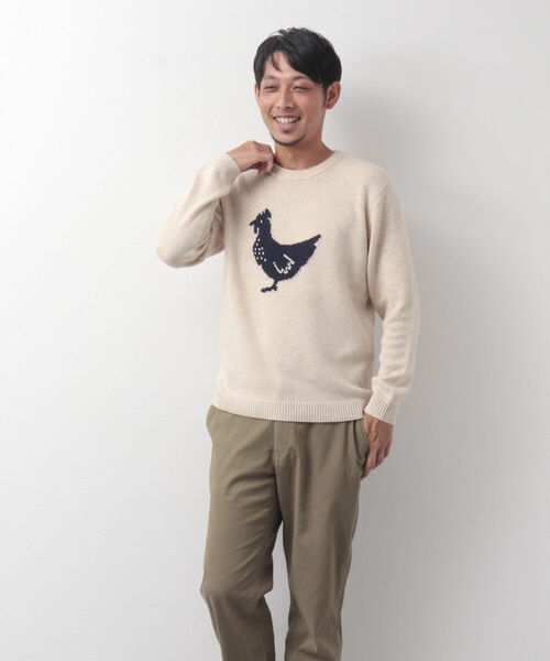 NOLLEY'S goodman（ノーリーズグッドマン）の「ニワトリ柄 インター