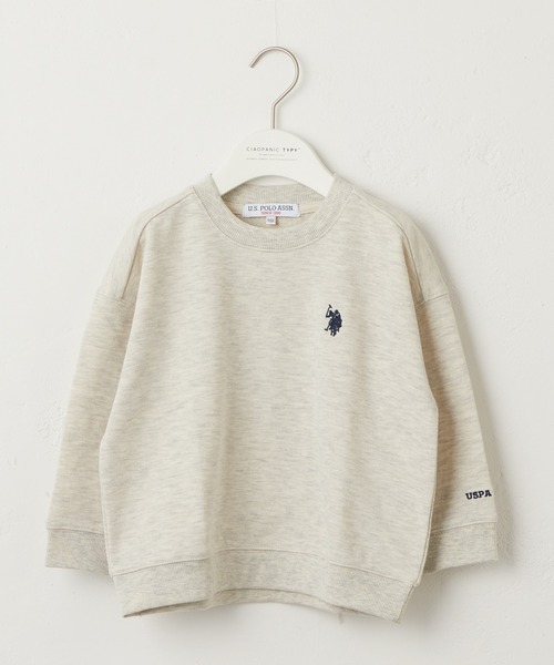 U.S. POLO ASSN.(ユーエスポロアッスン)の「【KIDS】【U.S. POLO ASSN/ユーエスポロアッスン】ワンポイント刺繍スウェット(スウェット・キッズ・ネイビー/アイボリー・140/100/120/150)」の4枚目の写真
