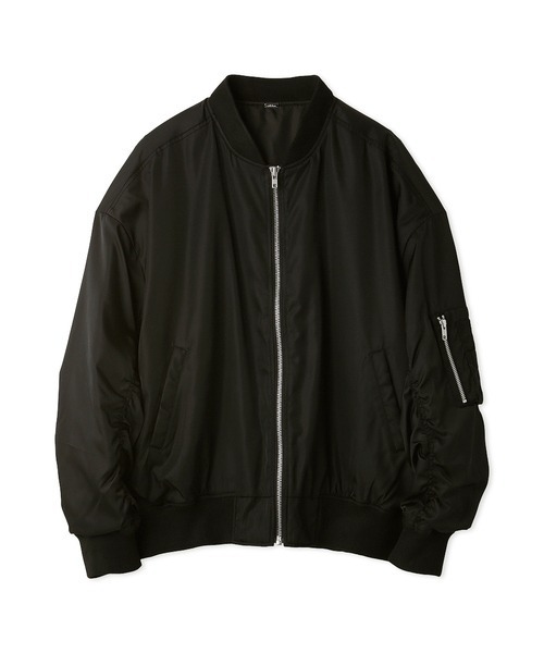 Mila Owen（ミラオーウェン）の「ポケットデザインオーバーサイズMA-1（MA-1・レディース・ブラック/カーキ/アイボリー・1/0）」の17枚目の写真