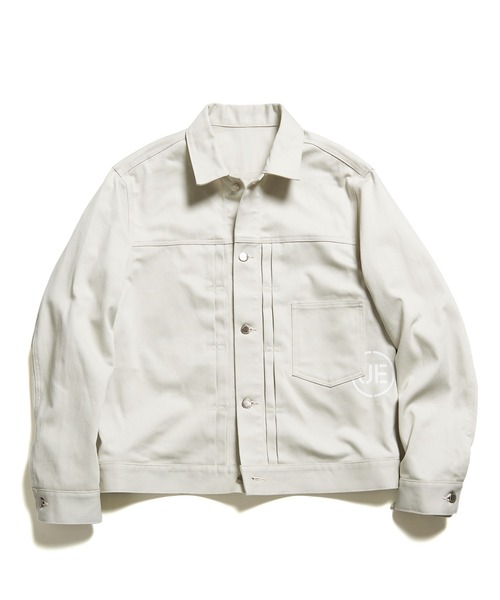 uniform experiment(ユニフォームエクスペリメント)の「TRUCKER JACKET(ブルゾン・メンズ・オフホワイト/インディゴブルー・4/2/1/3)」の16枚目の写真