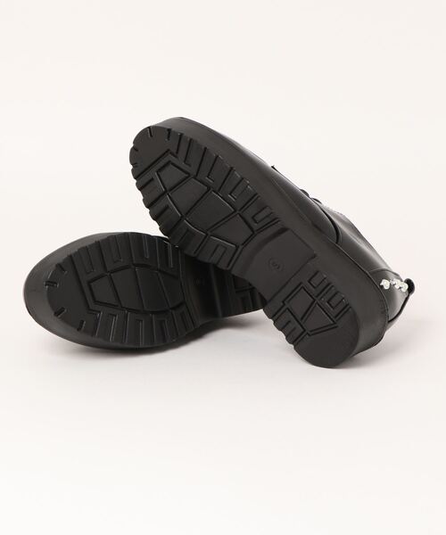 Zipper（ジッパー）の「【Zipper】 厚底レースアップシューズ（ドレスシューズ・レディース・ホワイト/ブラック・LL/S/L/M）」の4枚目の写真