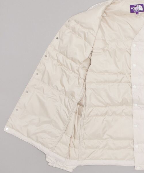 THE NORTH FACE PURPLE LABEL（ザ ノースフェイス パープルレーベル）の「【入荷禁止】THE NORTH FACE PURPLE LABEL / ザ・ノース・フェイス パープルレーベル：Down Cardigan：ND2254N[PIE]（ダウンジャケット/コート・メンズ・ブラック/ホワイト系その他・XL/L/M）」の4枚目の写真