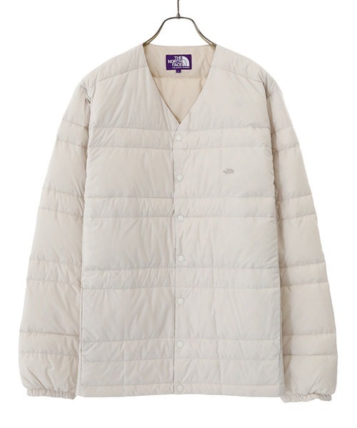 THE NORTH FACE PURPLE LABEL（ザ ノースフェイス パープルレーベル）の「【入荷禁止】THE NORTH FACE PURPLE LABEL / ザ・ノース・フェイス パープルレーベル：Down Cardigan：ND2254N[PIE]（ダウンジャケット/コート・メンズ・ブラック/ホワイト系その他・XL/L/M）」の2枚目の写真