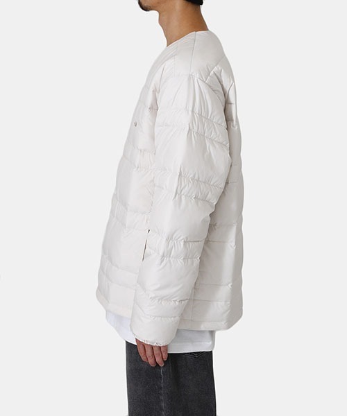 THE NORTH FACE PURPLE LABEL（ザ ノースフェイス パープルレーベル）の「【入荷禁止】THE NORTH FACE PURPLE LABEL / ザ・ノース・フェイス パープルレーベル：Down Cardigan：ND2254N[PIE]（ダウンジャケット/コート・メンズ・ブラック/ホワイト系その他・XL/L/M）」の15枚目の写真