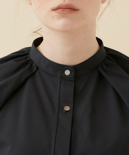 CITY TOKYO(シティトウキョウ)の「【手洗い可能】スリーブコンシャスカットシャツ(シャツ/ブラウス・レディース・ホワイト/ブラック/ブルー・FREE)」の21枚目の写真