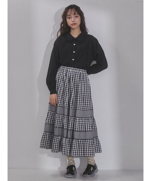 merry jenny（メリージェニー）の「Tストラップスニーカー（スニーカー・レディース・ブラック/ブルー/アイボリー・MEDIUM/LARGE）」の4枚目の写真