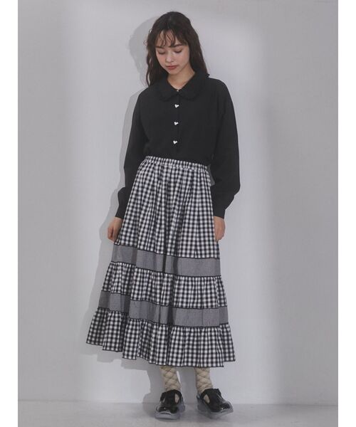 merry jenny（メリージェニー）の「Tストラップスニーカー（スニーカー・レディース・ブラック/ブルー/アイボリー・MEDIUM/LARGE）」の6枚目の写真