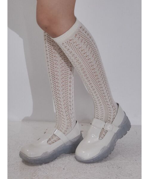 merry jenny（メリージェニー）の「Tストラップスニーカー（スニーカー・レディース・ブラック/ブルー/アイボリー・MEDIUM/LARGE）」の13枚目の写真