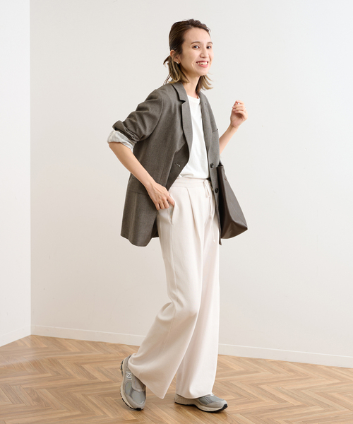 FRAMeWORK(フレームワーク)の「トロピカルクロステーラードジャケット(テーラードジャケット・レディース・ブラウン・38/36)」の19枚目の写真