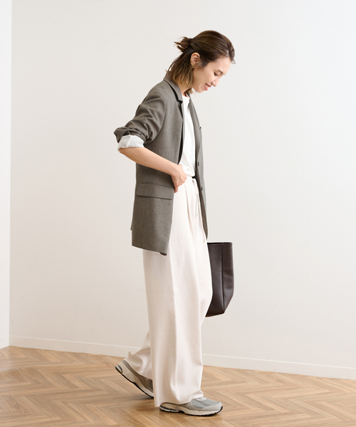 FRAMeWORK(フレームワーク)の「トロピカルクロステーラードジャケット(テーラードジャケット・レディース・ブラウン・38/36)」の13枚目の写真