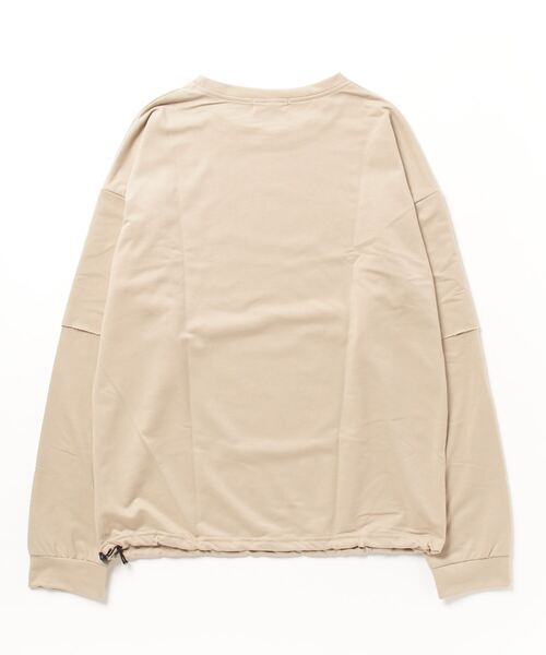 owndaily(オンデイリー)の「レイヤード風プリントビッグTシャツ(Tシャツ/カットソー・レディース・ベージュ・FREE)」の13枚目の写真