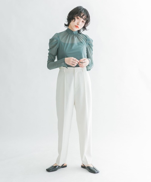 KBF(ケイビーエフ)の「スクエアトゥアシンメトリーミュール(サンダル・レディース・キャメル/ブラック・36/37/38)」の18枚目の写真