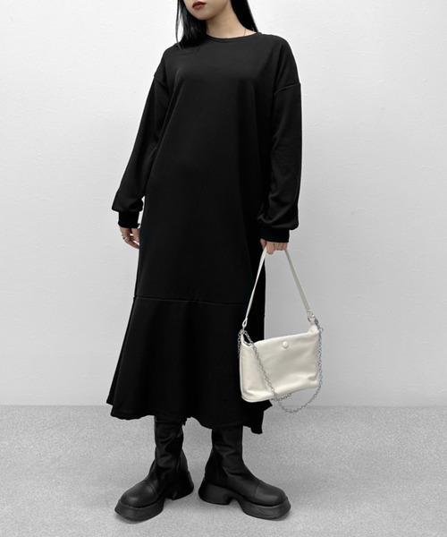 LVEU.(ラブユ.)の「【ZOZOTOWN限定】Mermaid long sleeve one-piece / マーメイドロングスリーブワンピース(ワンピース・レディース・ブラック・FREE)」の10枚目の写真