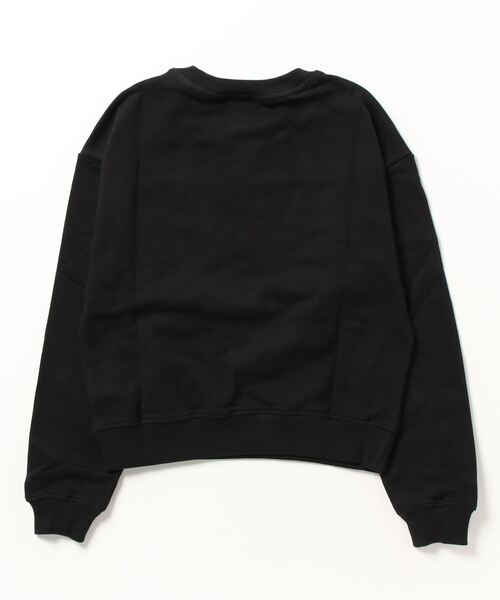 Guess（ゲス）の「Crystal Mesh Logo Sweatshirt（スウェット・レディース・イエロー/ブラック/グリーン・MEDIUM/SMALL/X-SMALL）」の4枚目の写真