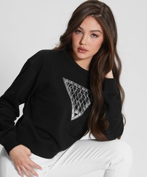 Guess | Crystal Mesh Logo Sweatshirt(スウェット)