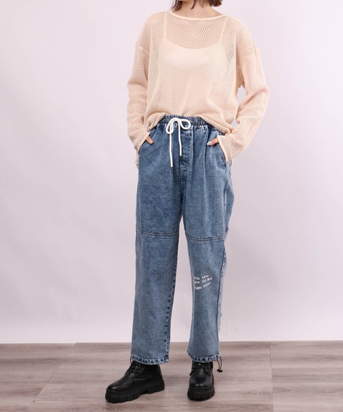 セール】ATC in the attic homme デニムワイドワッペンパンツ
