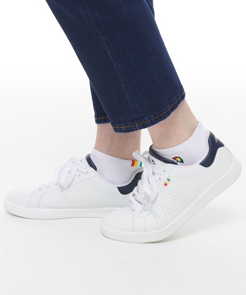 Arnold Palmer(アーノルドパーマー)の「無地 スニーカーソックス(ソックス/靴下・レディース・ネイビー/ホワイト/ブラック・23-25cm/25-27CM)」の7枚目の写真