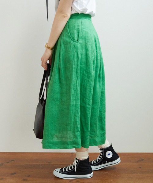 bulle de savon（ビュルデサボン）の「60s フレンチリネン タックス