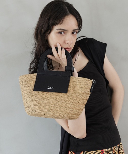 LAKOLE（ラコレ）の「2WAYペーパーバスケットバッグ / 180311（ハンドバッグ）」 WEAR