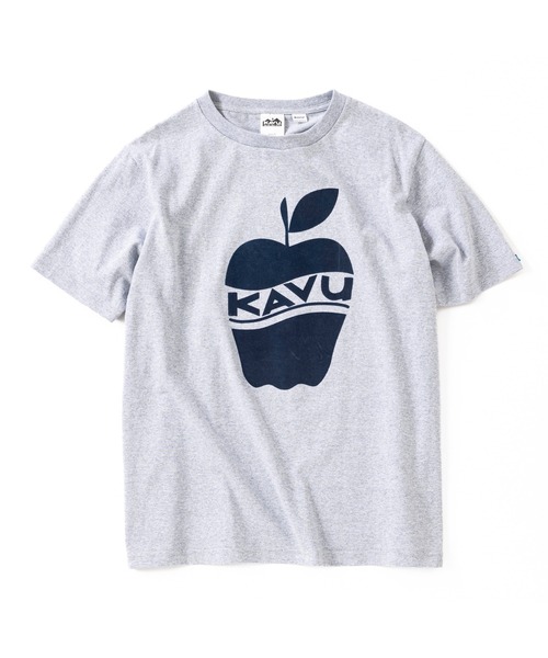 KAVU(カブー)の「KAVU/カブー Apple Tee/アップルティー(Tシャツ/カットソー・メンズ・ブラック/ホワイト/ネイビー/ヘザーグレー/パープル・MEDIUM/X-LARGE/LARGE)」の13枚目の写真