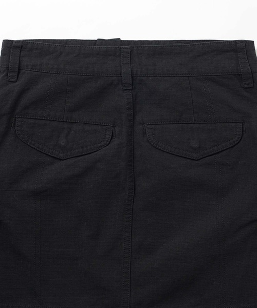 X-girl（エックスガール）の「MILITARY MINI SKIRT（スカート・レディース・ブラック/マルチ/ベージュ・S/M）」の18枚目の写真